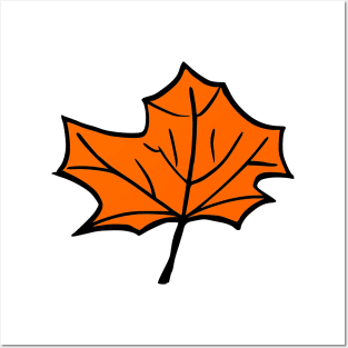 Autumn leaf Posters and Art